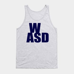 WASD Gamer Keyboard (avy Blue) Tank Top